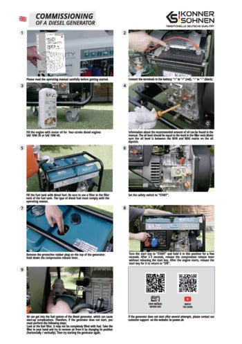 Diesel generators K&S commissioning