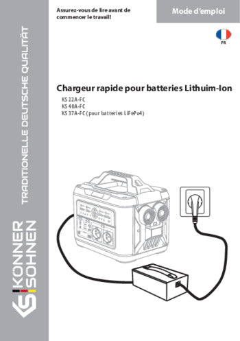 Chargeur rapide pour batteries