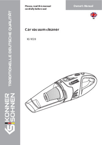 Handheld vacuum cleaner KS VC20