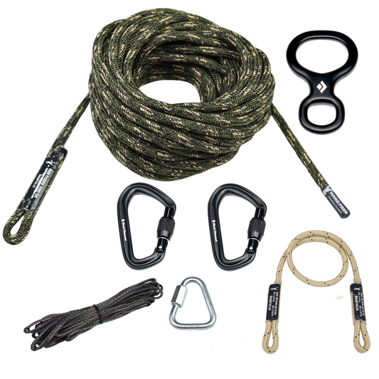 10mm BlackOut Standard One Stick/Rappel Saddle Hunting Kit – Hang