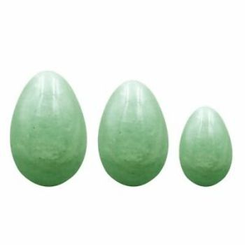 Green Aventurine Yoni eggs Set of 3