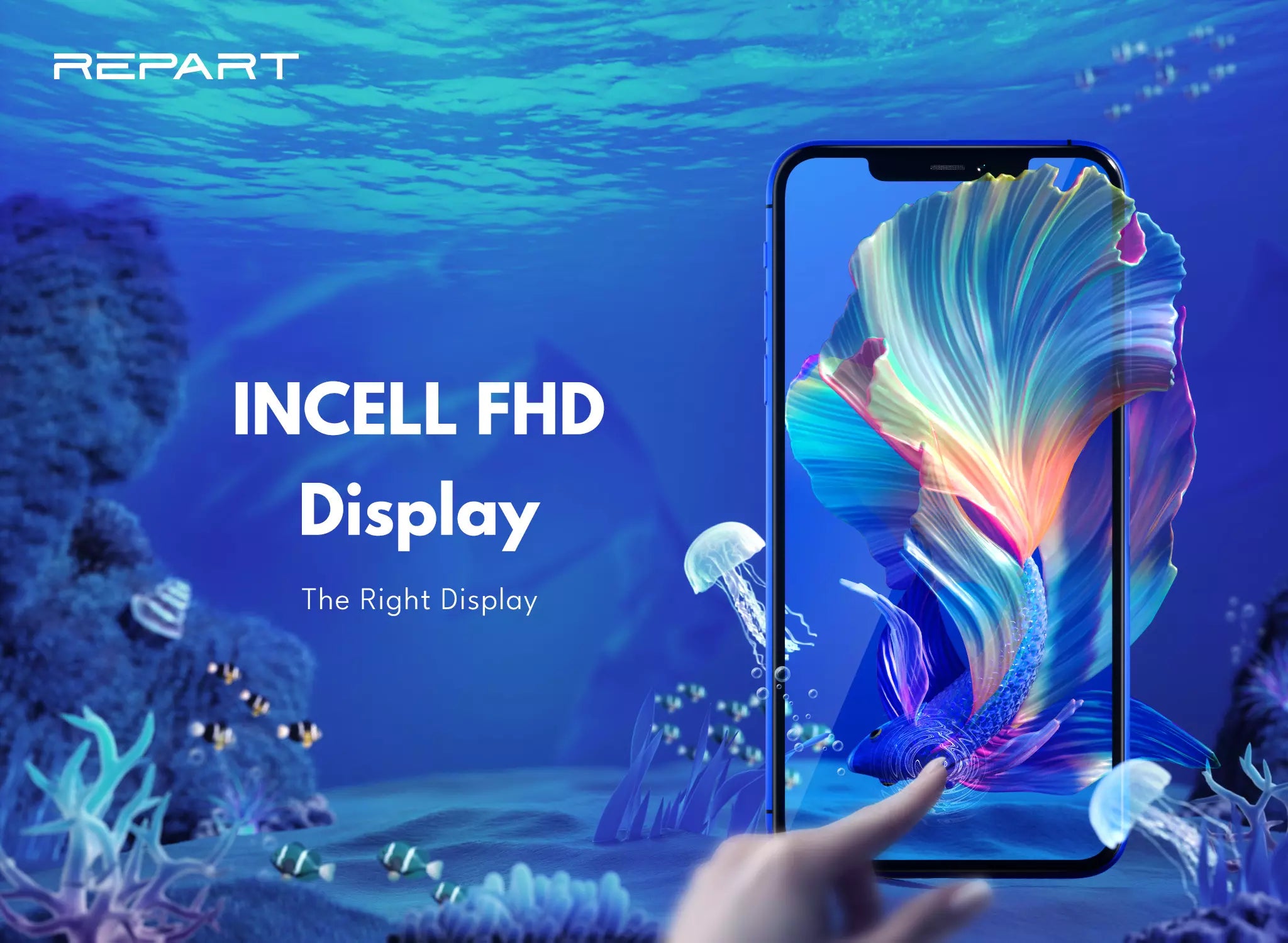 incell fhd display, the right display