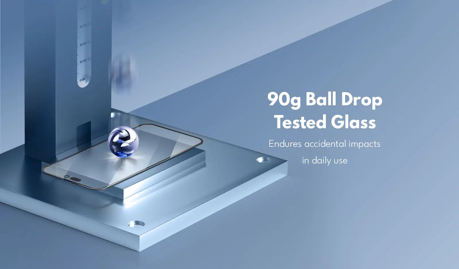 90g ball drop tested glass