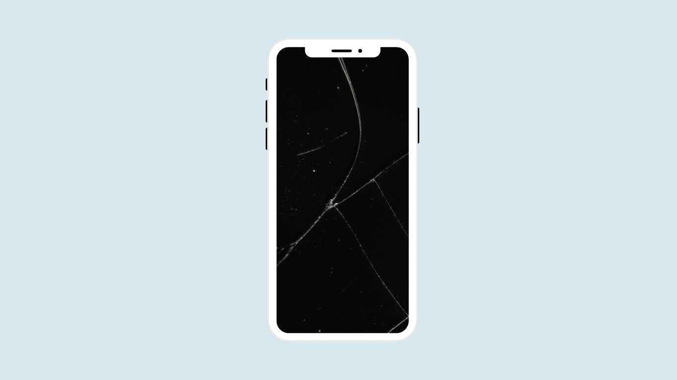 iphone cracked screen