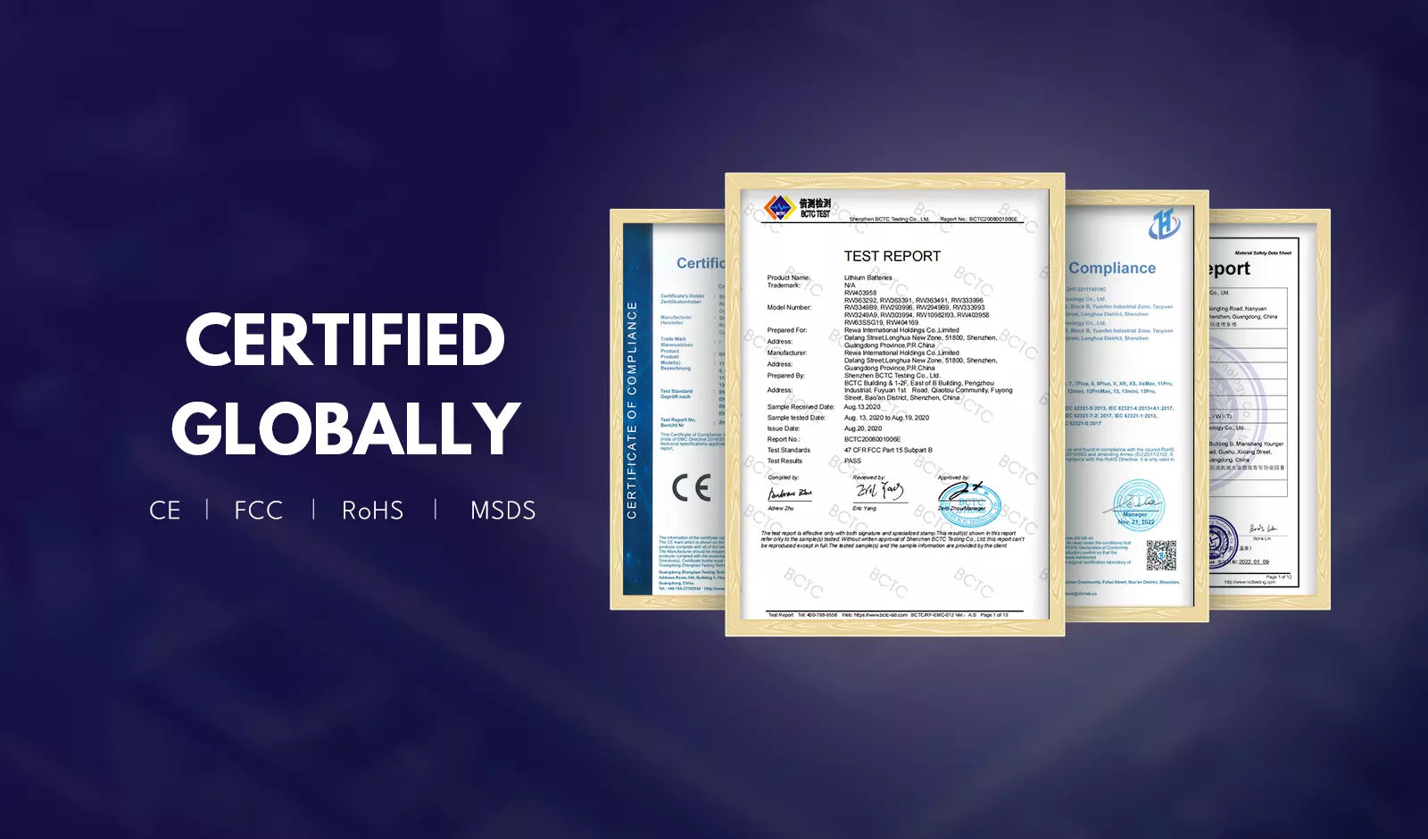 REPART certified globally