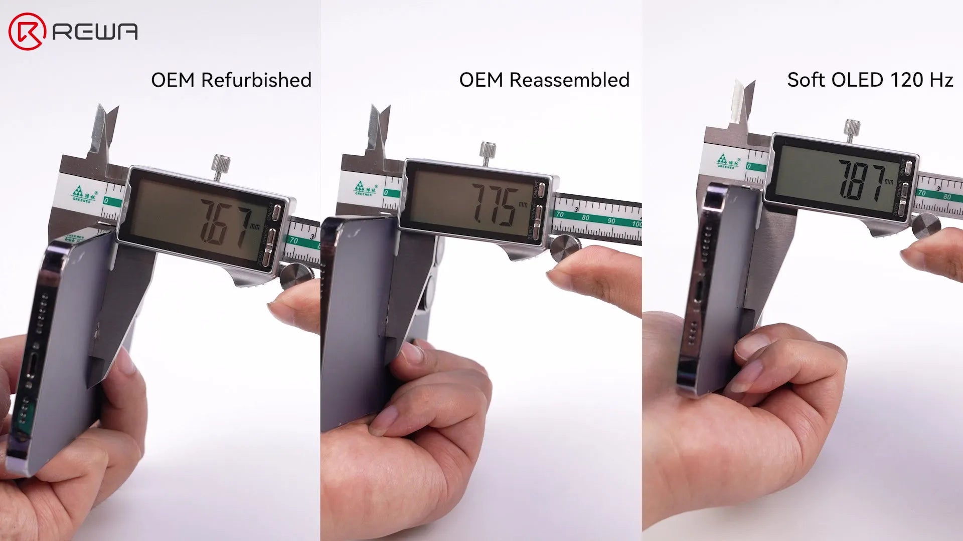 Thickness comparison