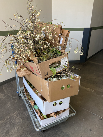 100% of our organic waste pre- and post-event goes to the Brooklyn Grange Rooftop Farm, and contributes to building new soil to grow vegetables and flowers