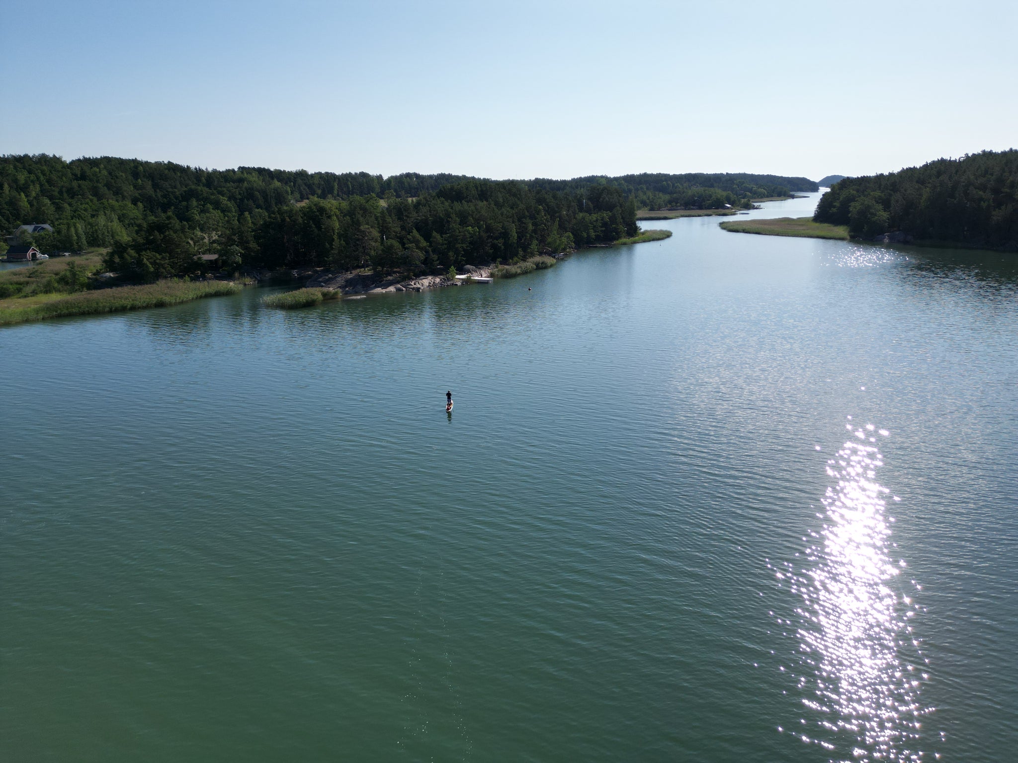 standup paddle boarding i Åbo skärgård