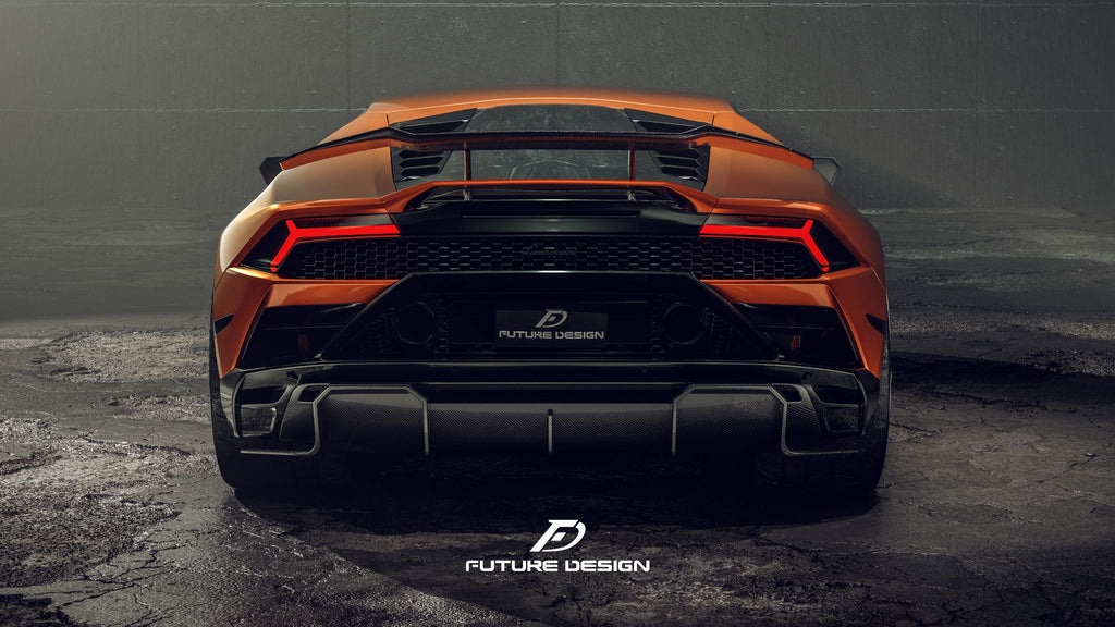 Huracan Evo - Future Design style carbon rear Diffuser – Future Design  Styles