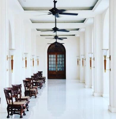 The historic Galle Face Hotel