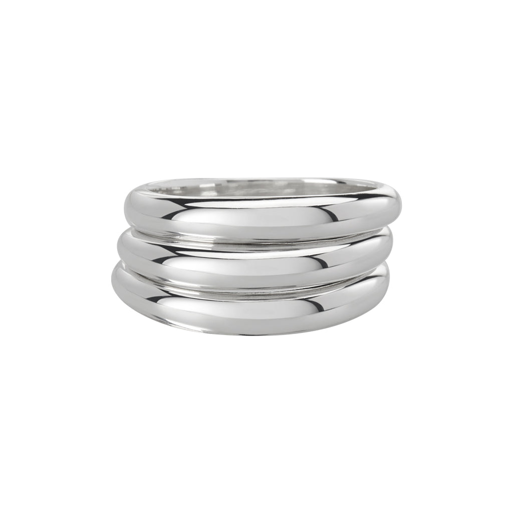 Vintage Wave Ring (Set of 3) | Murkani