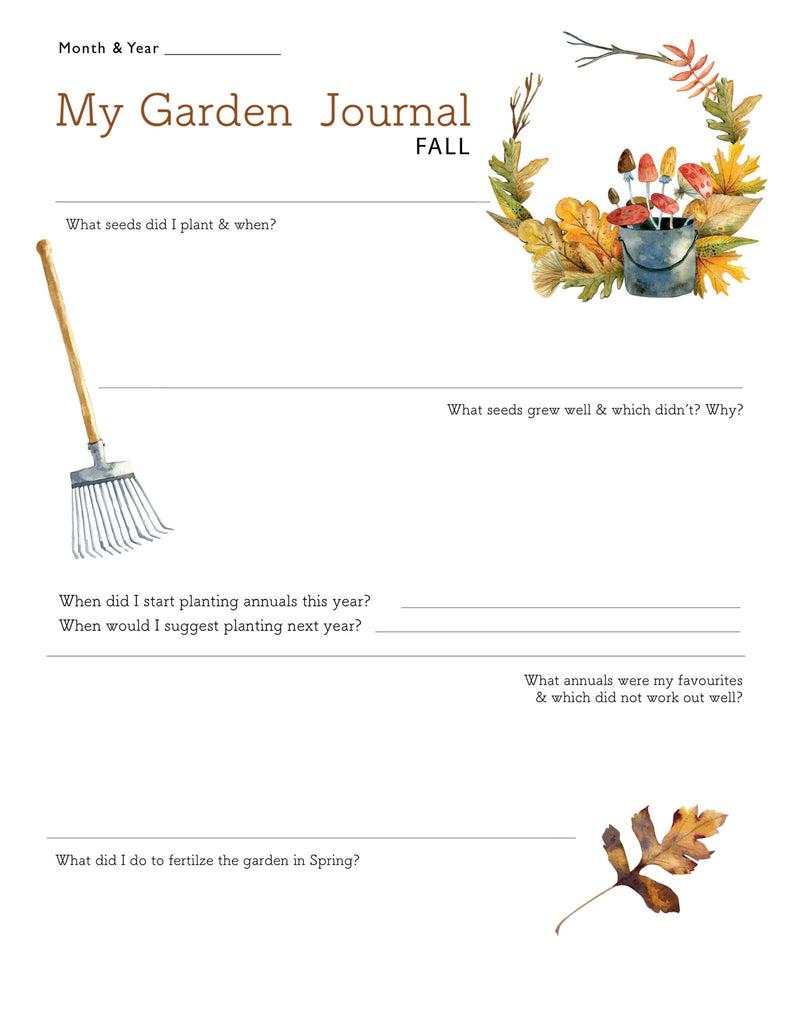 How to Start a Garden Journal