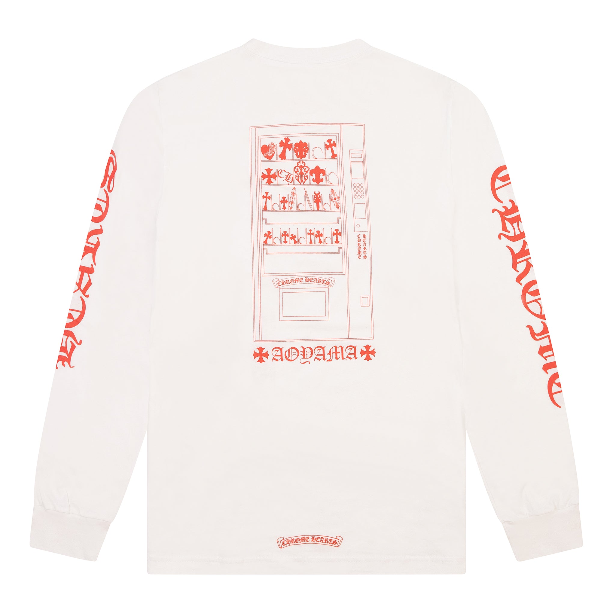 CHROME HEARTS AOYAMA EXCLUSIVE L/S TEE WHITE – ODTO