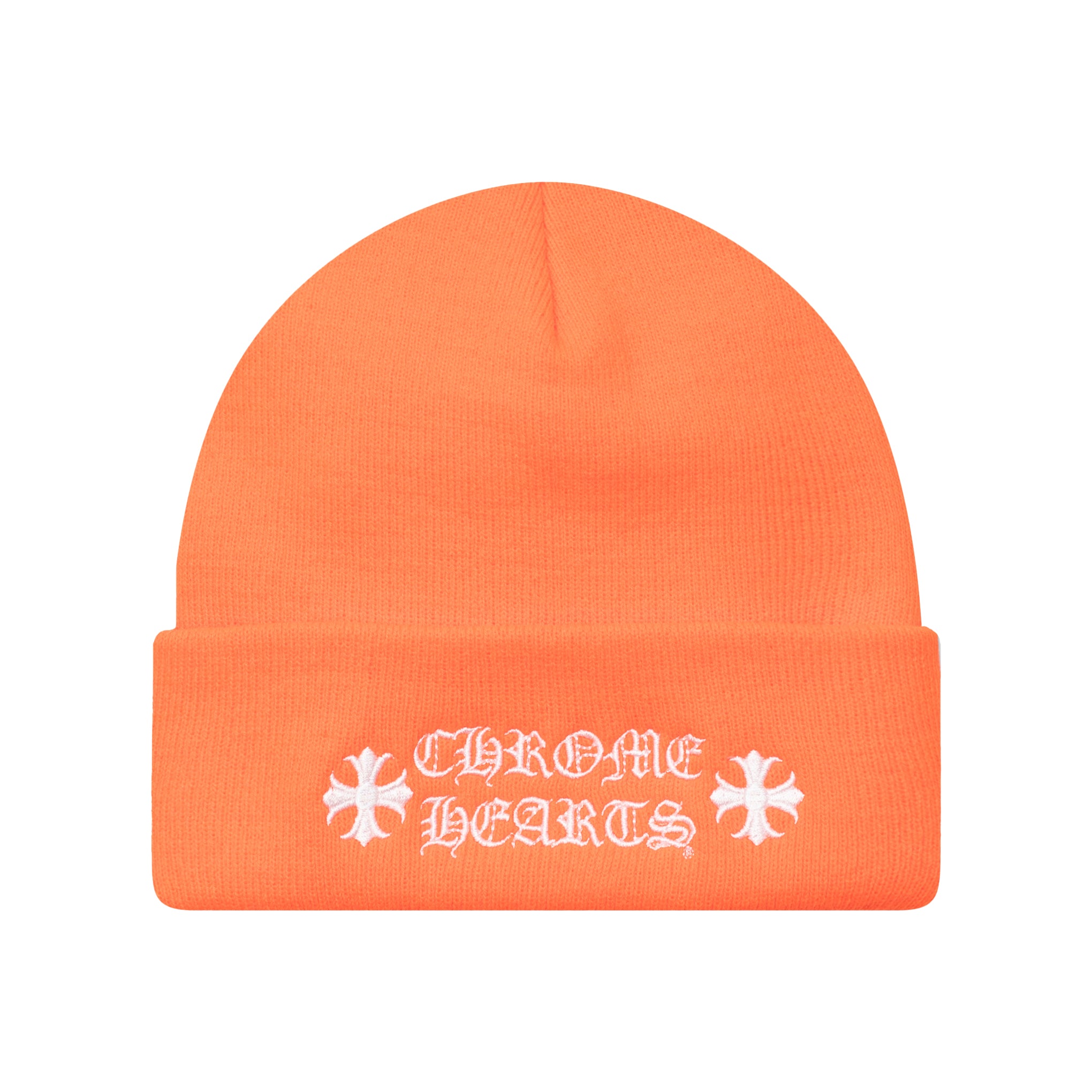 CHROME HEARTS TRIPLE CROSS BEANIE PINK – ODTO