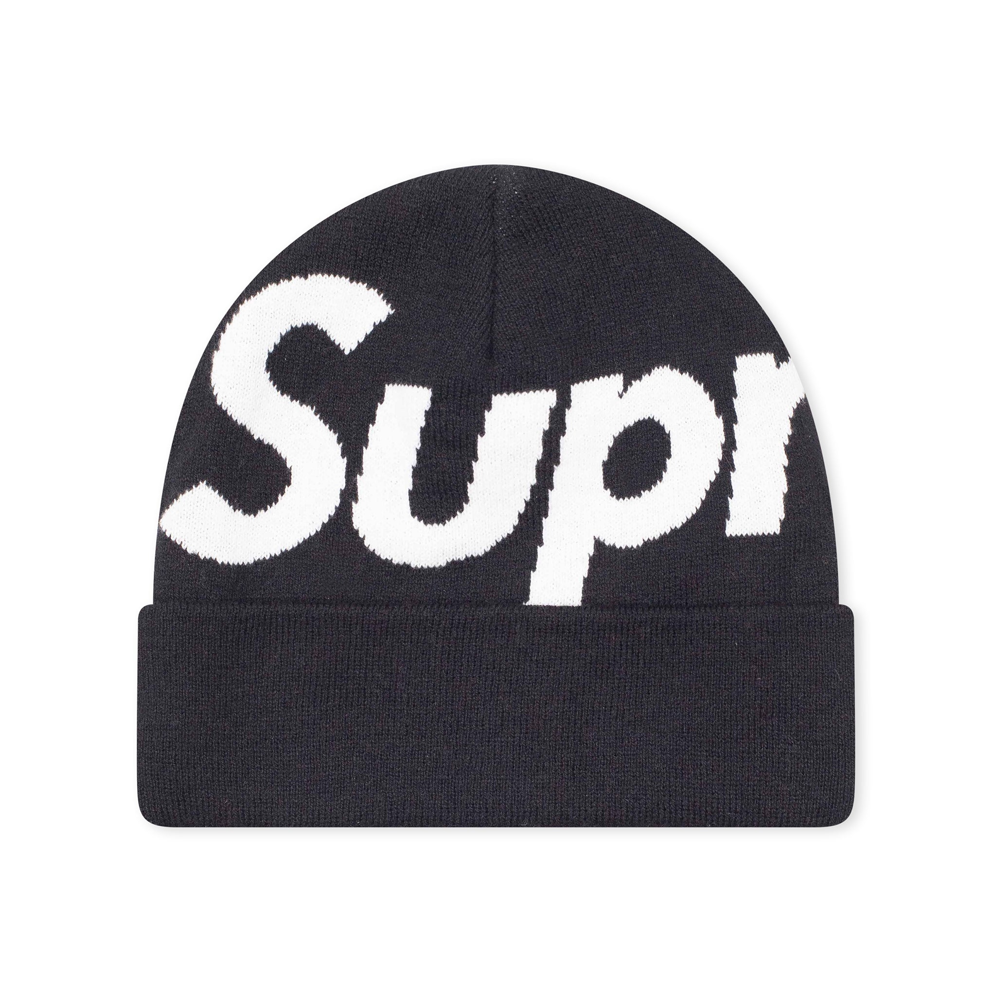 SUPREME BIG LOGO BEANIE NAVY (FW16) – ODTO