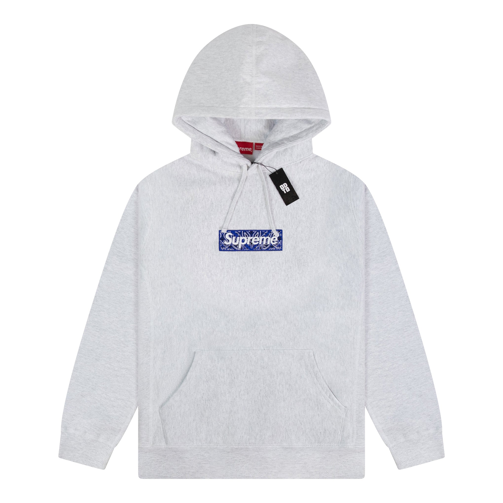 SUPREME BANDANA BOX LOGO HOODIE BLACK – ODTO