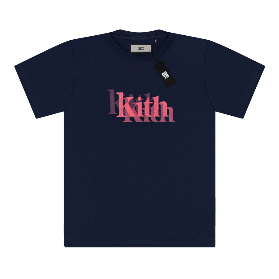 kith flame box logo ls tee - Tシャツ