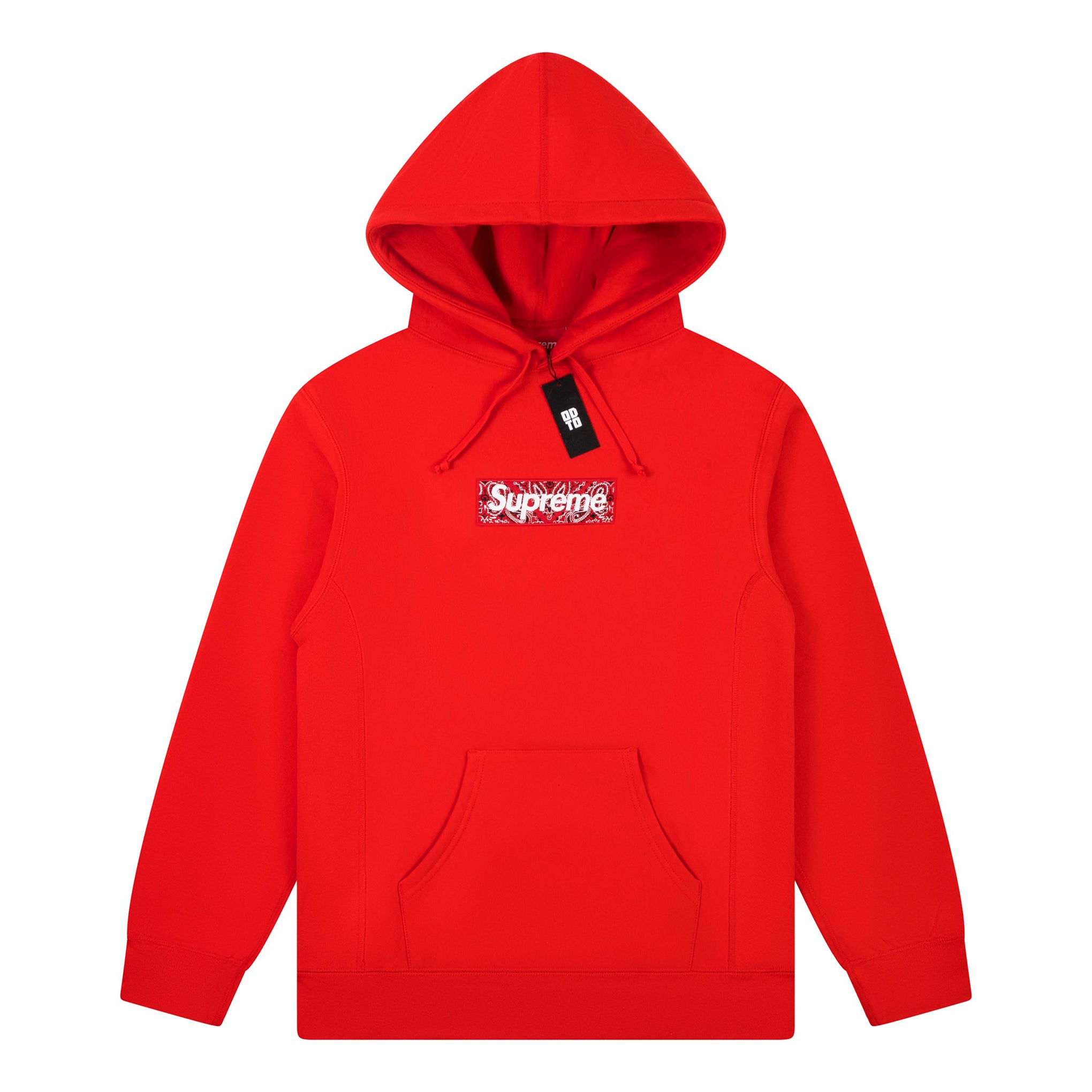 SUPREME BANDANA BOX LOGO HOODIE NAVY – ODTO