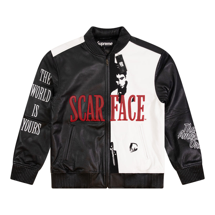 Supreme FW17 Scarface The World Is Yours Denim Jacket