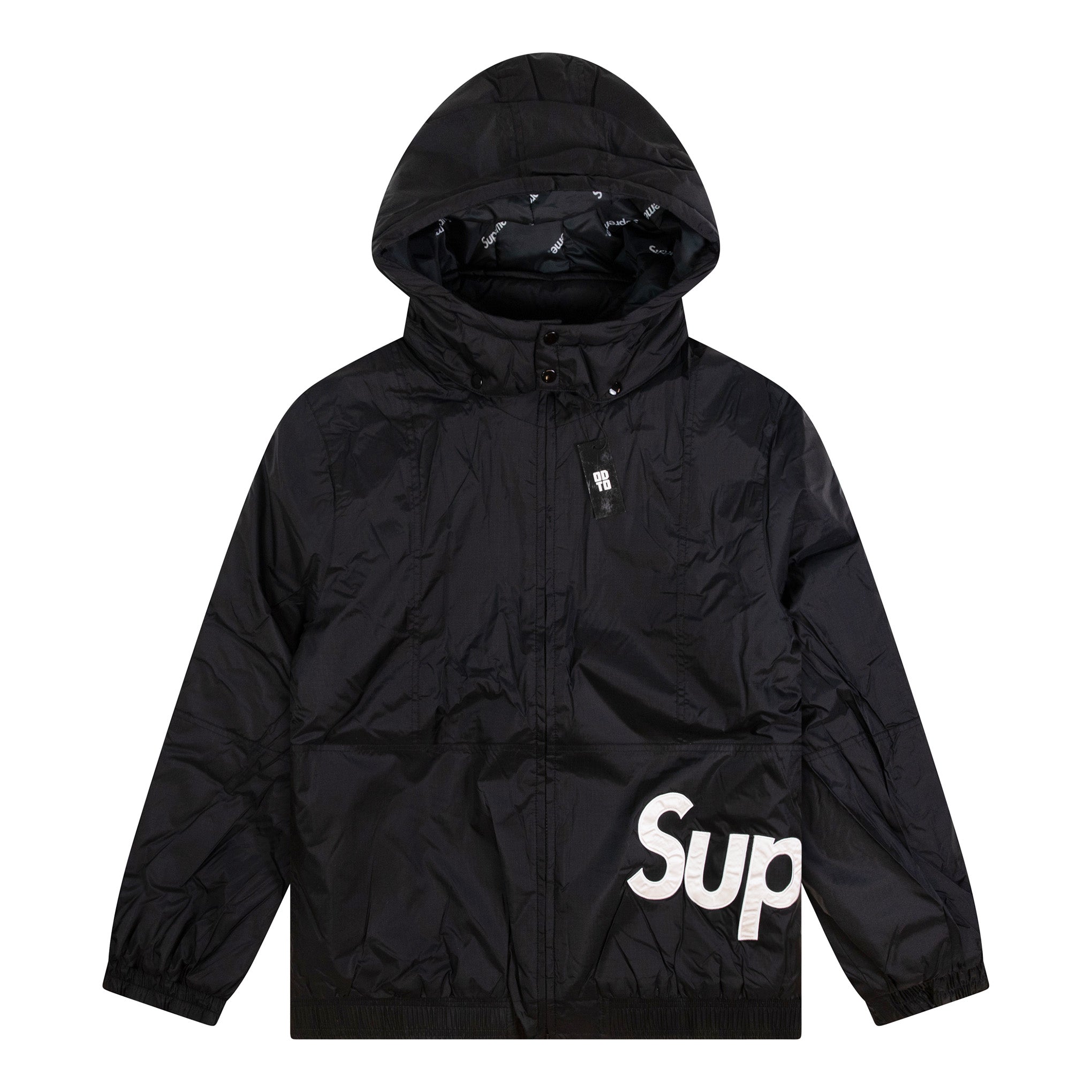 SUPREME SIDELINE SIDE LOGO PARKA NAVY – ODTO