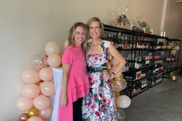 andee and kris at grand opening