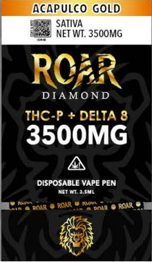 Roar Delta 8 + THC-P Diamond Vaporizer - 3500mg - Everything 420