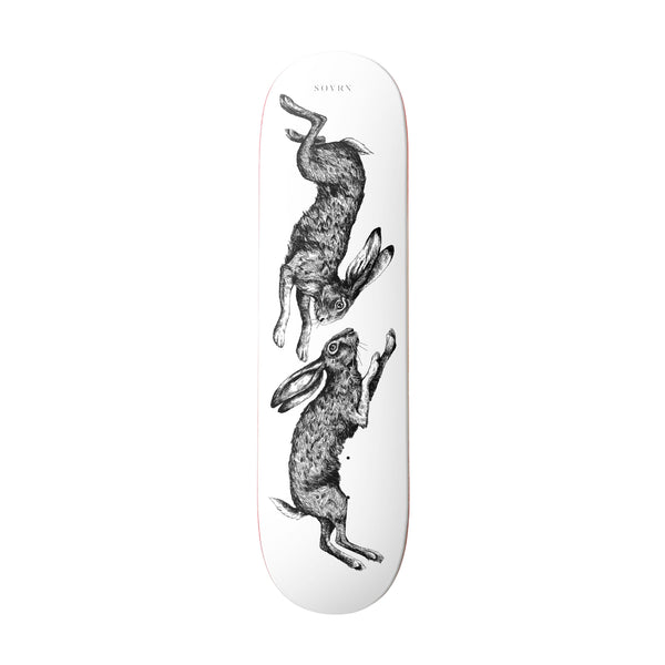 Pathologisch Flash Interactie SOVRN Hares Skateboard Deck - 8.25
