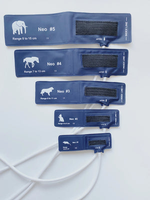 Universal veterinary cuff for CONTEC 08A VET Animal Pets Elephant horse dog cat mouse 5 Sizes Sleeves - Petzie