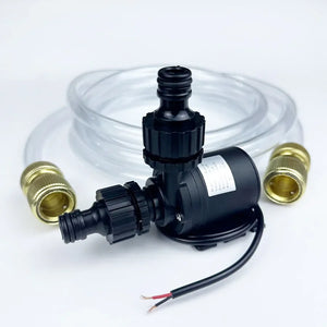 12V Submersibles Water Pump 800L/H 5m DC24V Solar Water Pumps With Water pipe quick connector for Touring RV Fountain Aquarium - Petzie - 12v Water Pump Rv