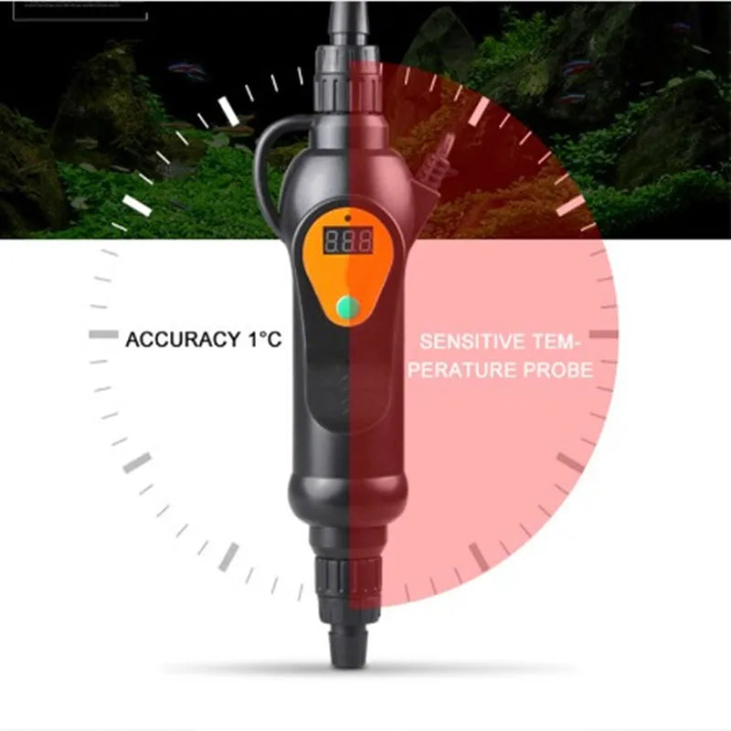 110-240V Sunsun EH-300 EH-500 800W 1000W Aquarium Fish Tank Adjustable Temperature External Heater Automatic Thermostat - Image 4