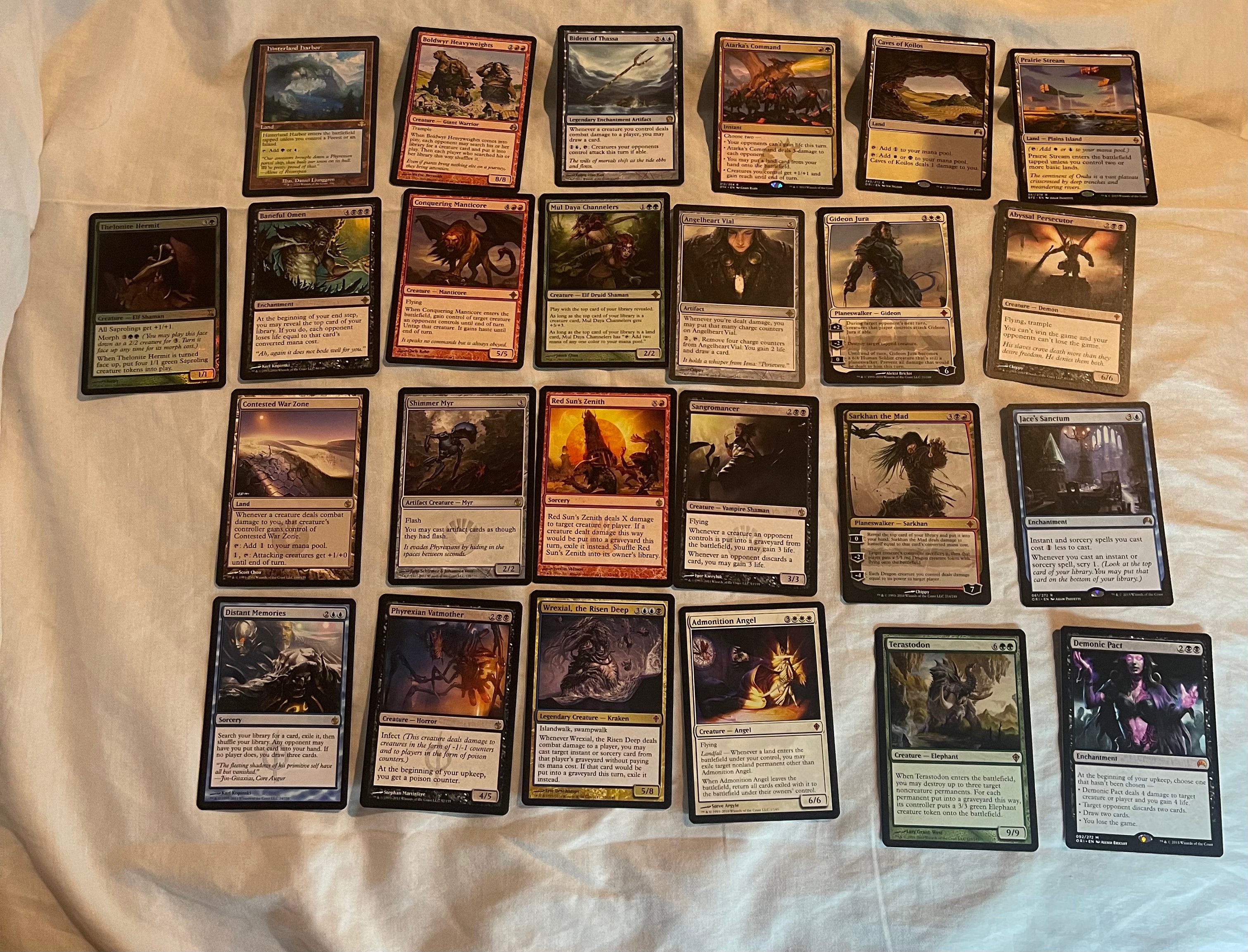 25 Rares and Mythics