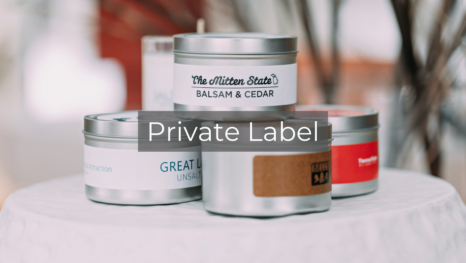 Private Label Custom Candles