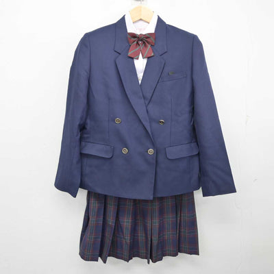 中古】栃木県 宇都宮南高等学校 女子制服 5点（ブレザー・ニット 