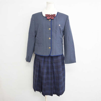 中古制服】静岡県 浜松商業高等学校 女子制服 6点（ブレザー・シャツ 