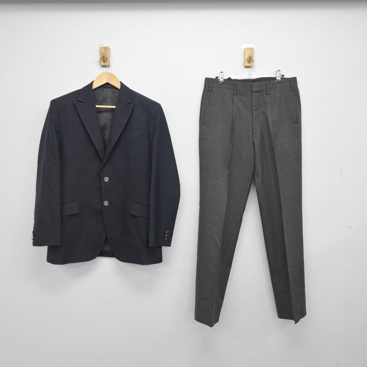 中古制服】東京都 早稲田大学高等学院 男子制服 4点（学ラン・ズボン