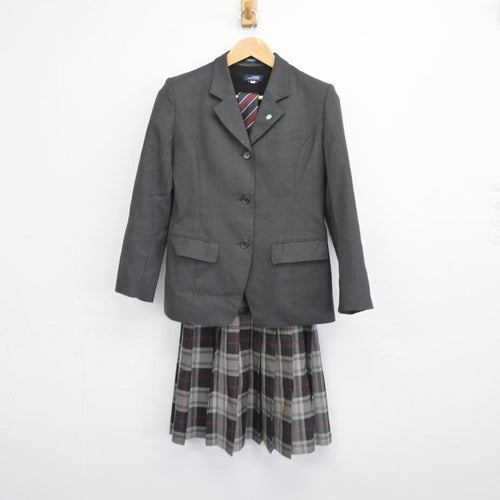 【中古】埼玉県 大宮西高等学校 女子制服 3点（ブレザー・スカート