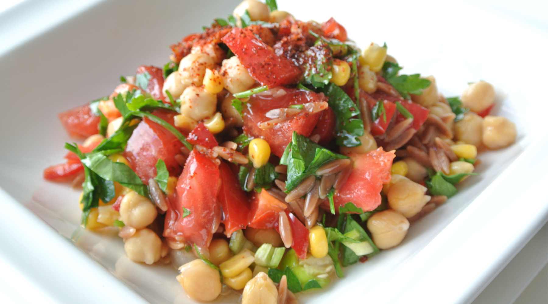 Indian-Style Chickpea Salad