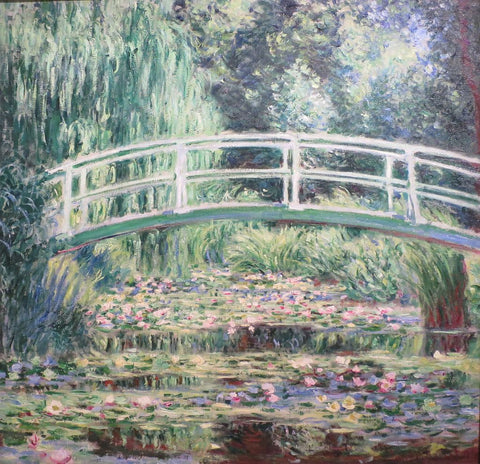 Japanese Bridge Claude Monet Famous Artwork