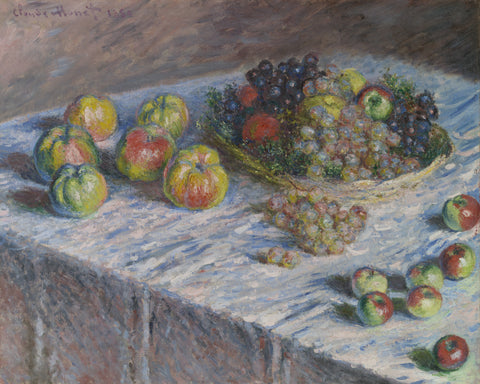Fruit Bowl on a table from Claude Monet Art Tours Street Art Museum Tours