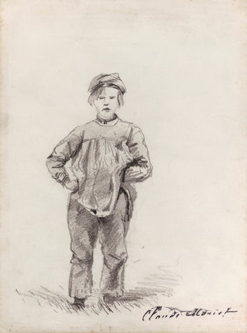 Boy in the Country by Claude Monet 1857
