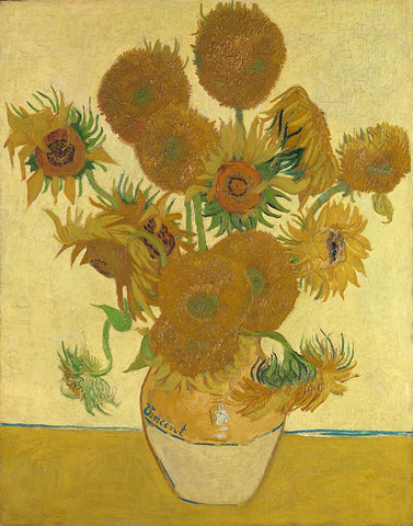 Sunflowers  from our Vincent van Gogh Art Tour Street Art Museum Tours