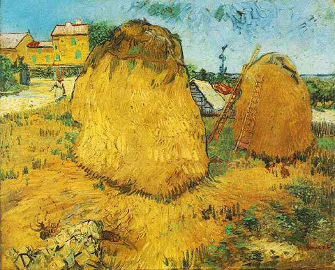 Two Haystacks  from our Vincent van Gogh Art Tour Street Art Museum Tours