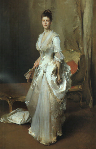 Woman dressed in white