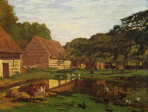 Farmyard in Normandy by Claude Monet