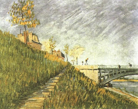 Banks of the Seine near Pont de Clichy Vincent van Gogh Date: 1887; Paris, France