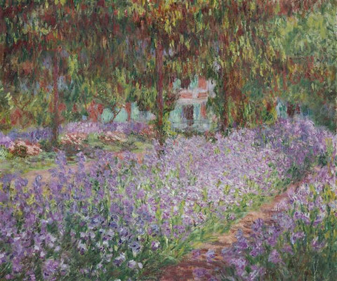 Irises in Monet's Garden by Claude Monet Date: 1900