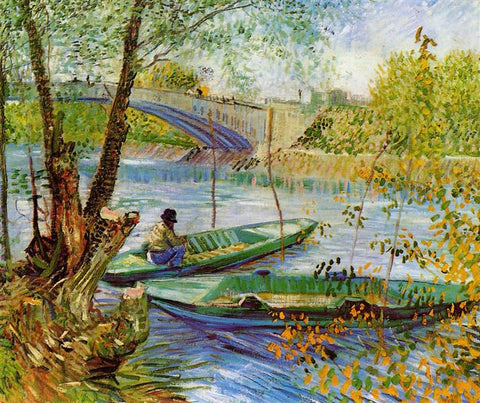 Fishing in the Spring Vincent van Gogh Date: 1887; Paris, France