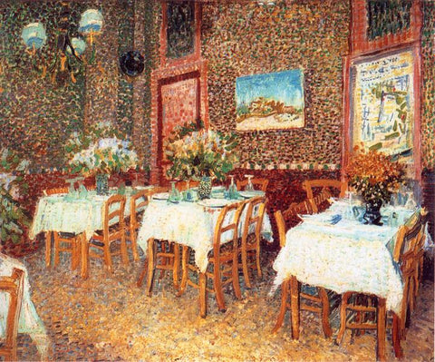 Interior of a restaurant