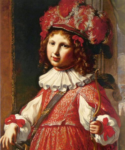 Portrait of Vincenzo Ferdinando Ranuzzi as Amor Elisabetta Sirani Date: 1663