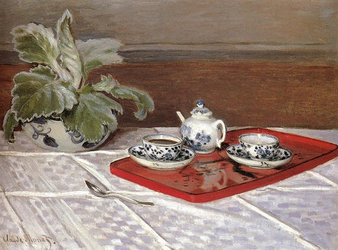 The Tea Set Claude Monet Date: 1872